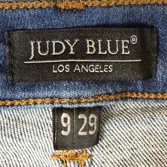 Judy Blue Jeans Womens 9 29 Blue Skinny Fit Medium Wash Mid Rise Stretch Denim - Picture 6 of 14